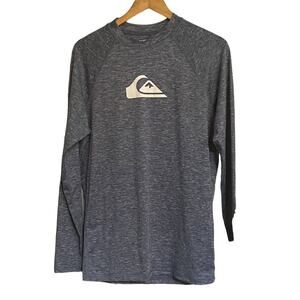Quiksilver Shirt Rashguard‎ Long Sleeve Watersports Outdoors SZ XXL EUC